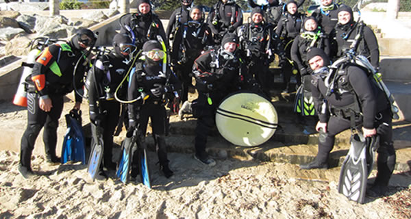 Diving in Cold Water is Challenging