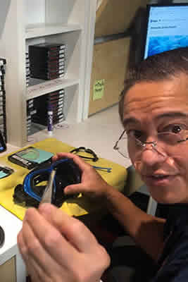 Dex Installing Lenses