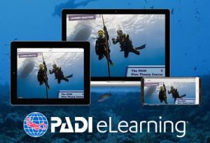 gift idea option for a Scuba Diver online learn at home Program Gift the PADI eLearning academics