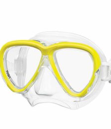 Tusa Intega Prescription Scuba Dive Mask Rx Yellow