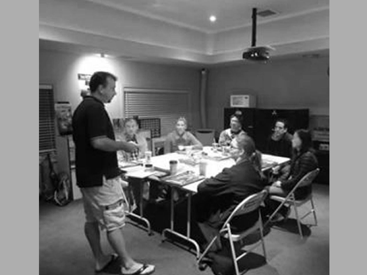 Will Cary teaching physics and physiology of diving at Santa Clara Will Cary teaching physics and physiology of diving at Santa Clara