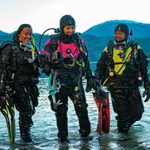 Cold water drysuit dives can be fun